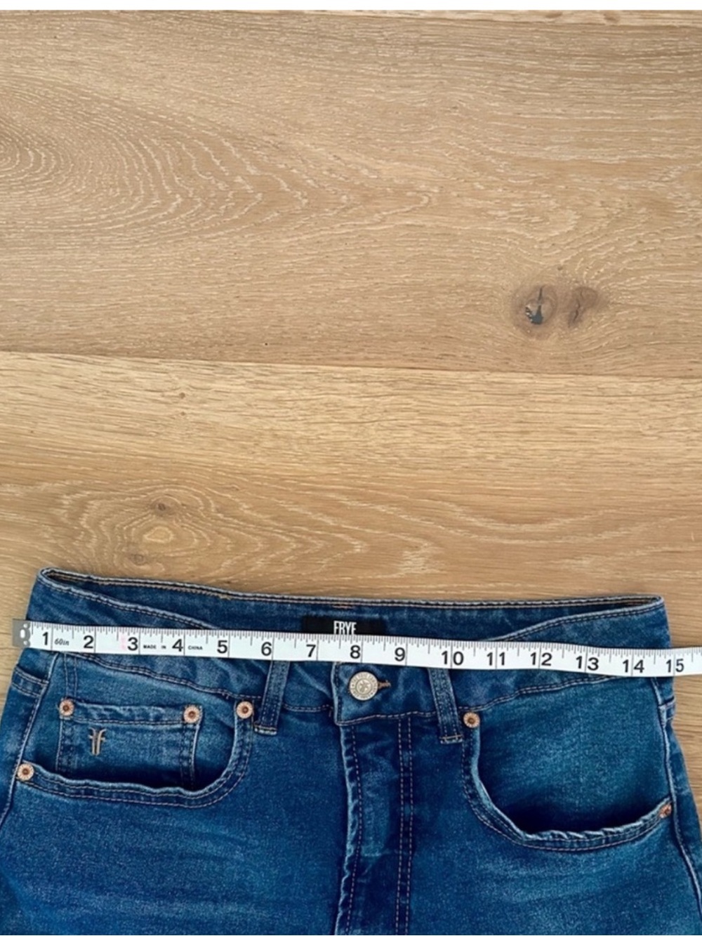 Frye High Rise Straight Leg Jeans - Picture 7 of 8